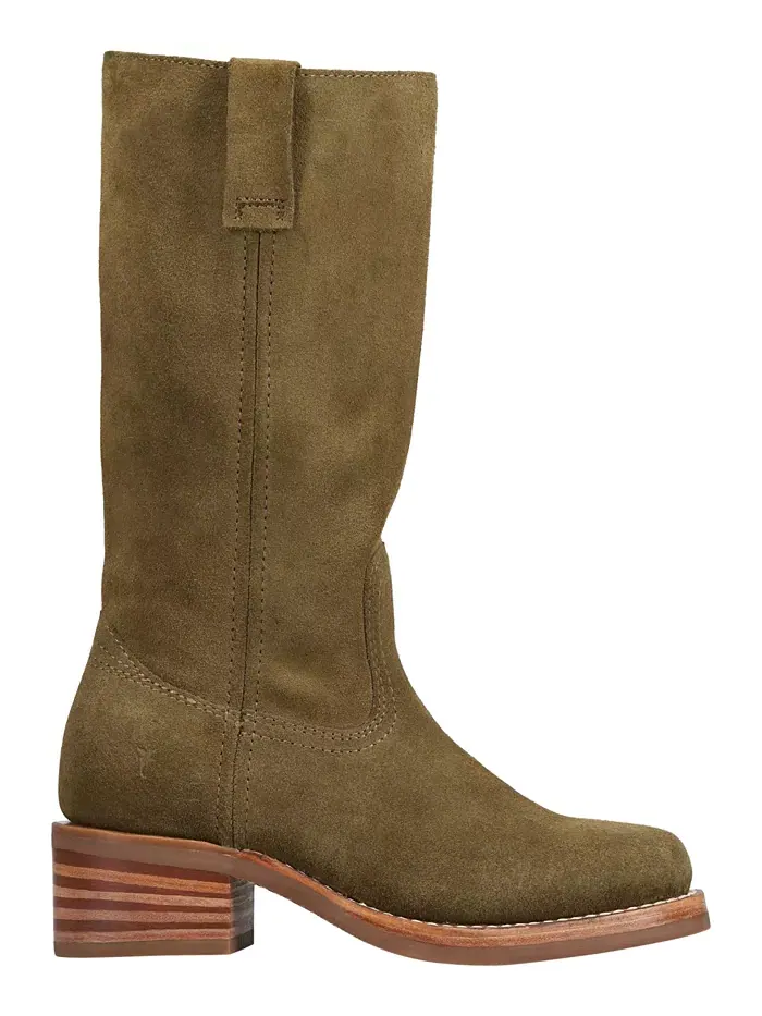 Женские сапоги Campus 12R Suede Tall Frye — изображение 2 из 5, зеленый