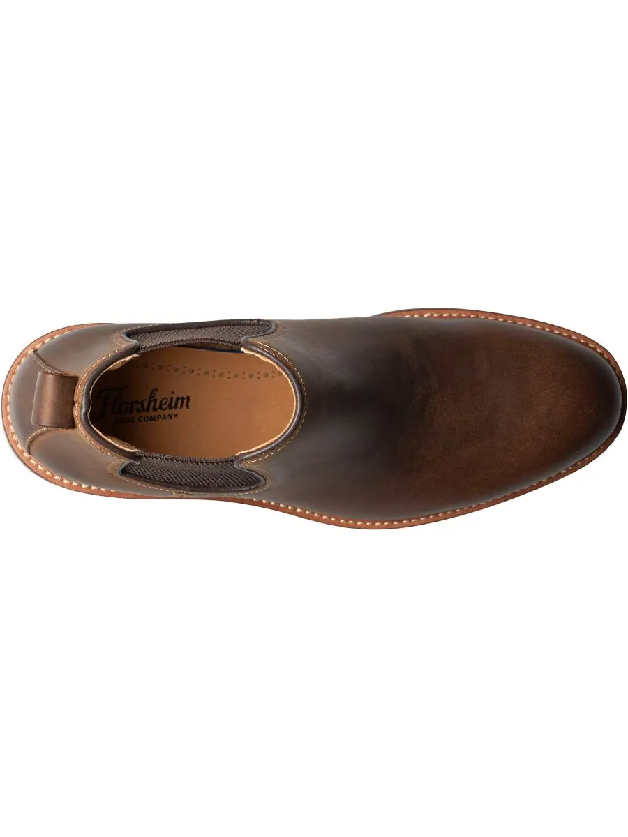 Мужские ботинки челси Anthem с гладким носком Florsheim — изображение 7 из 8, коричневый