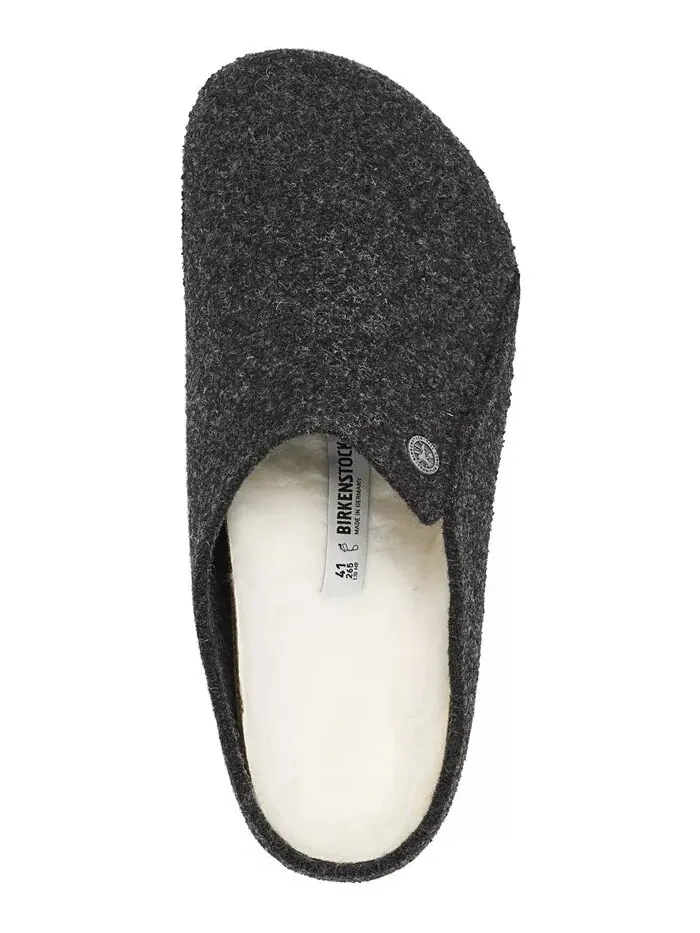 Мужские тапочки-сабо из овчины Zermatt от Finish Line Birkenstock — изображение 2 из 6, серый
