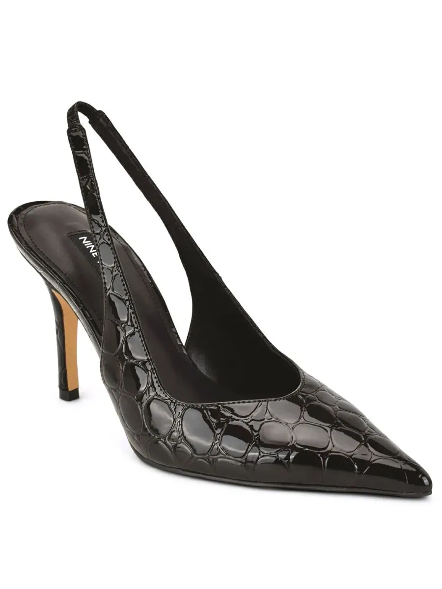 Туфли-лодочки с открытой пяткой и острым мысом Gerts Nine West