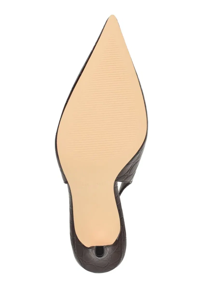 Туфли-лодочки с открытой пяткой Gerts Nine West — изображение 5 из 5, винный