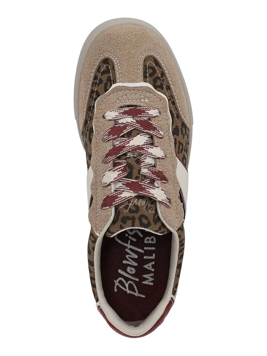 Кроссовки женские с принтом Leopard Print Faux Suede Blowfish Malibu — изображение 4 из 5