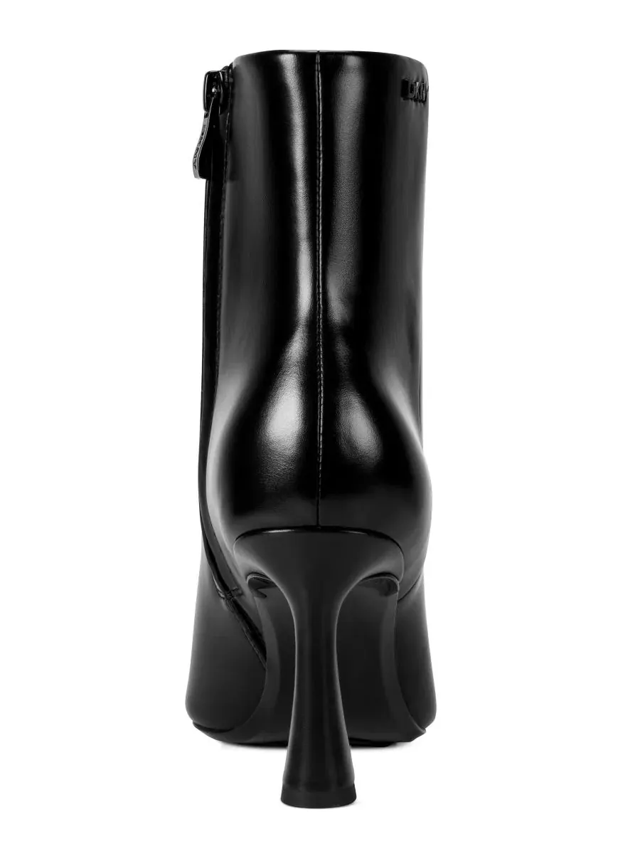 Ботильоны на каблуке Caryann Zipper Heeled Booties DKNY — изображение 3 из 5, черный