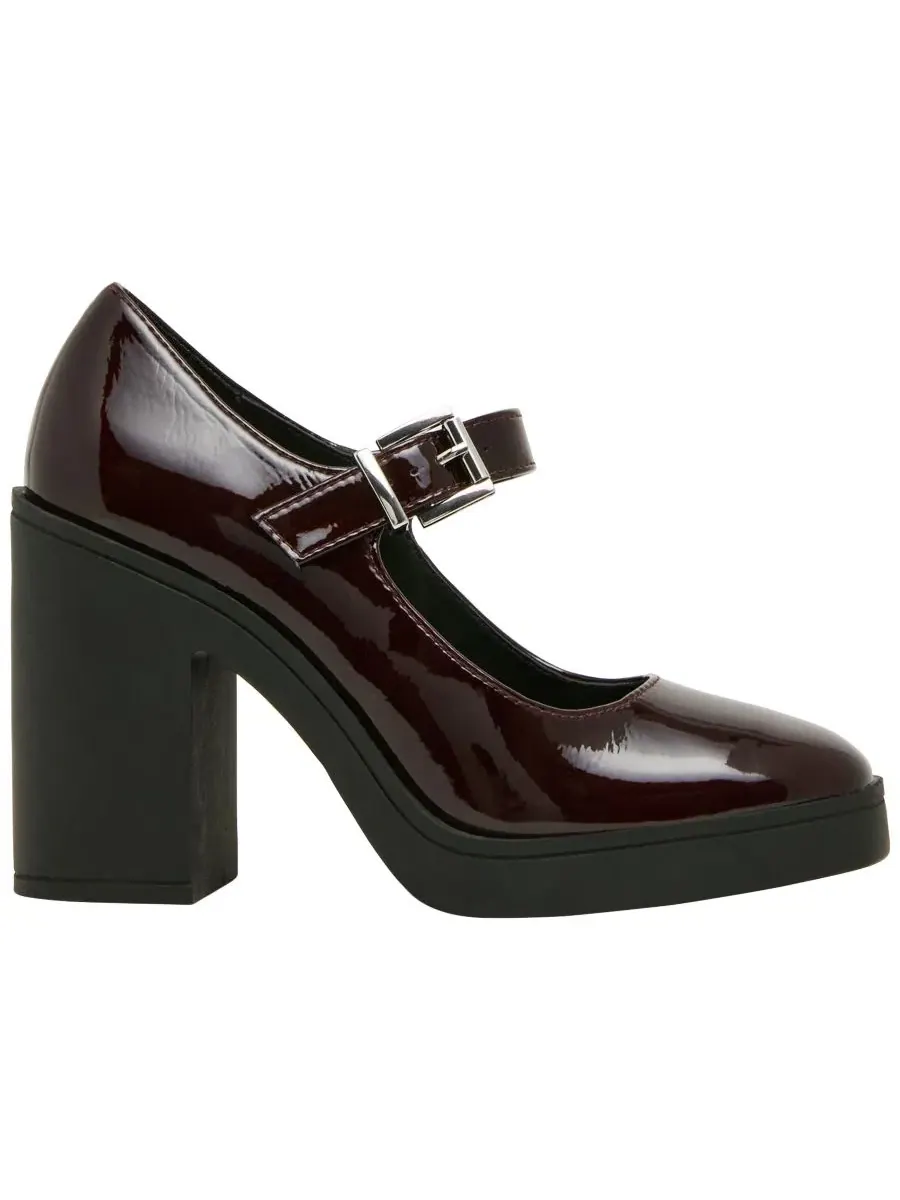 Туфли Мэри Джейн на платформе Daphne Madden Girl, Merlot Patent — изображение 2 из 7