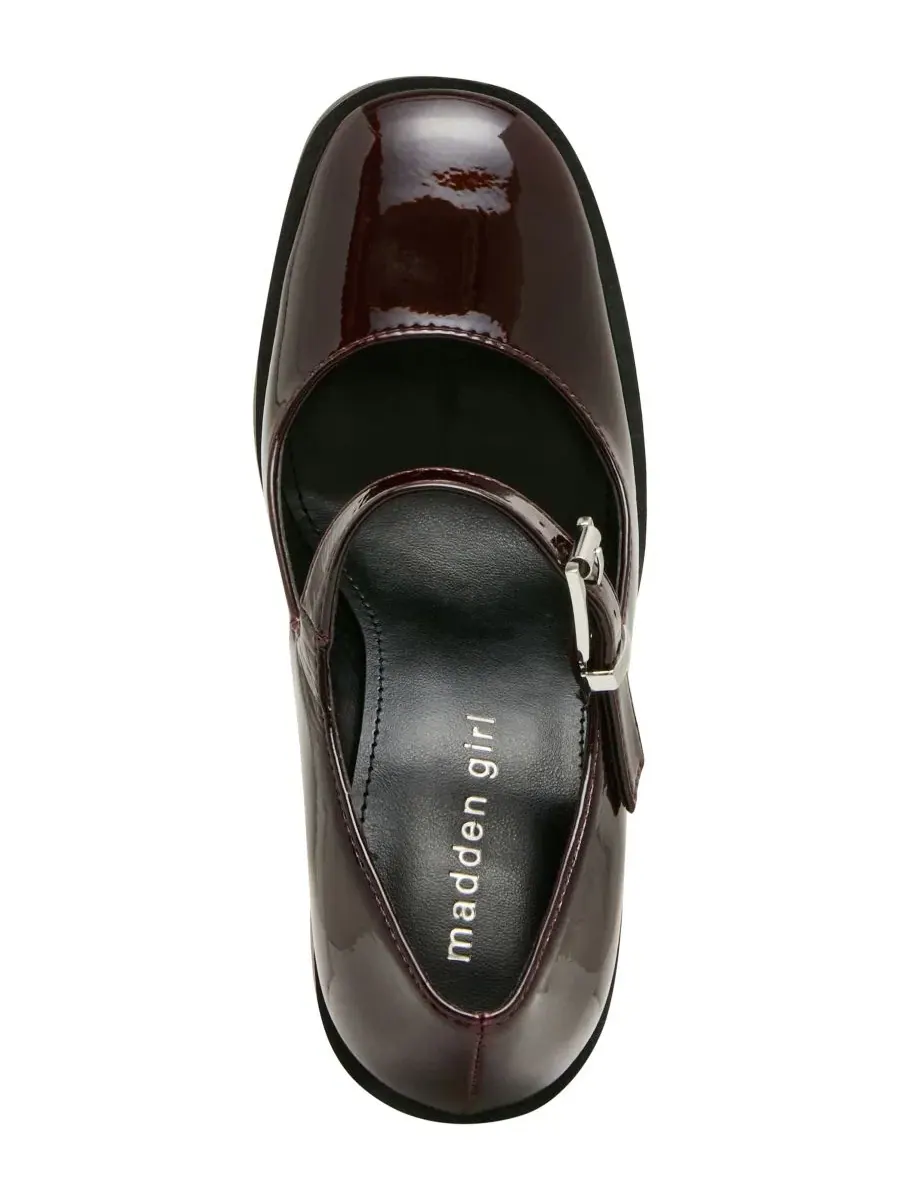 Туфли Мэри Джейн на платформе Daphne Madden Girl, Merlot Patent — изображение 4 из 7