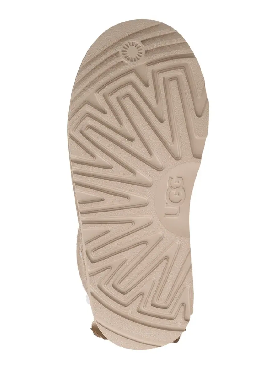 Детские ботинки-угги Ultra Mini Bailey Bow с бантиком UGG — изображение 4 из 6, бежевый