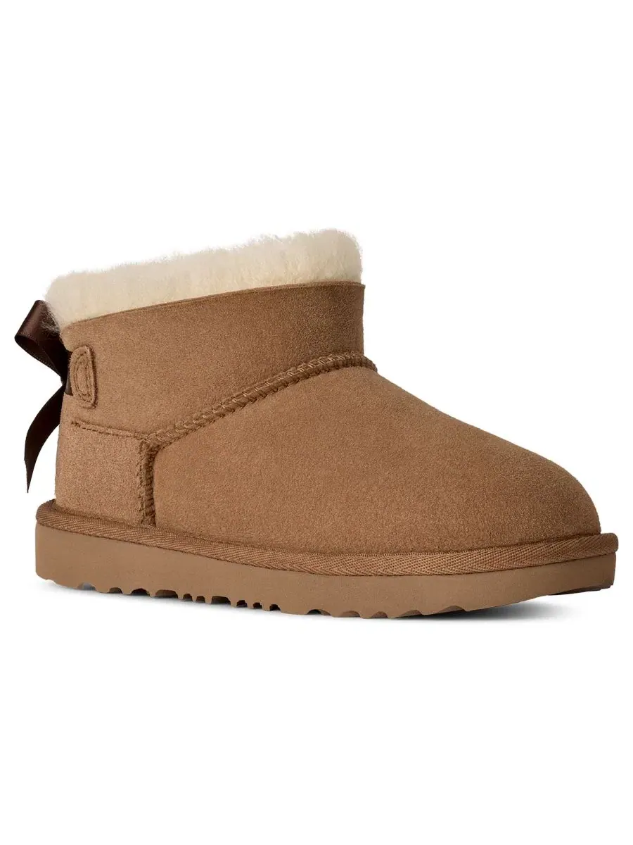 Детские сапожки-ботильоны с бантом Ultra Mini Bailey Bow UGG