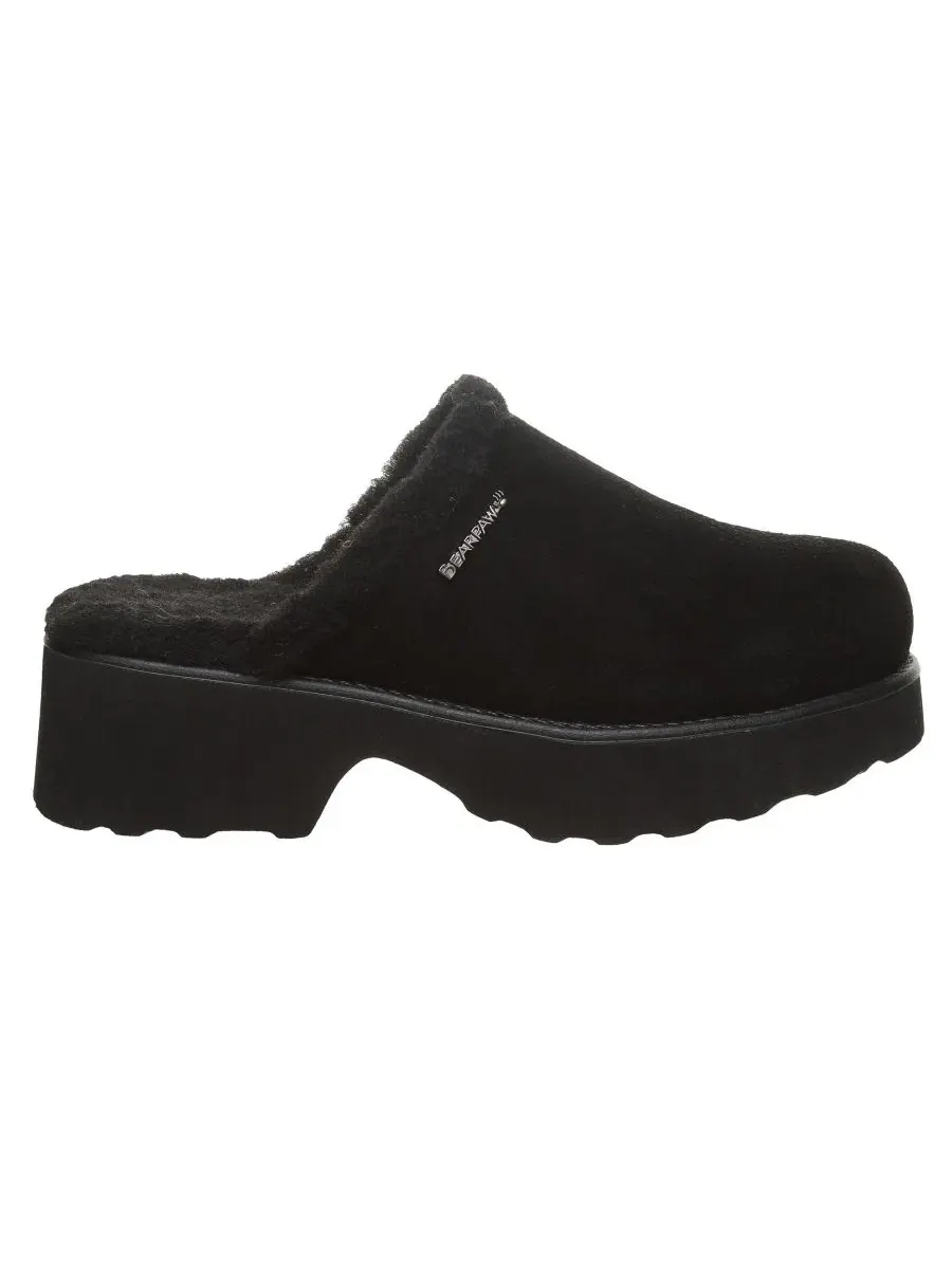 Мюли-клоги Marnie Suede Slip-On Clogs BEARPAW — изображение 2 из 8, черный