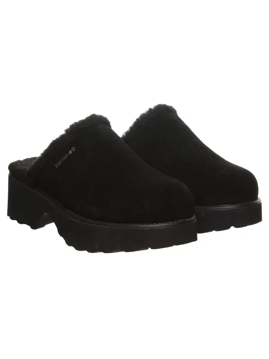 Мюли-клоги Marnie Suede Slip-On Clogs BEARPAW — изображение 7 из 8, черный