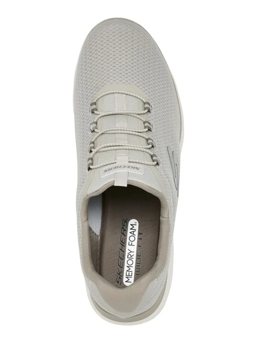 Мужские повседневные кроссовки SUMMITS Slip-On Wide-Width от Finish Line Skechers — изображение 4 из 6, тауп