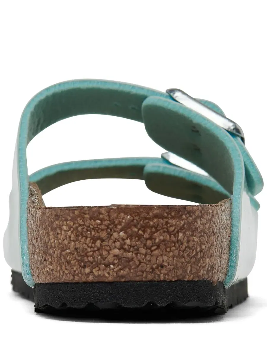 Сандалии Birkenstock Arizona с регулируемыми ремешками, модель Little Kids Arizona Birkenstock — изображение 4 из 6, зеленый