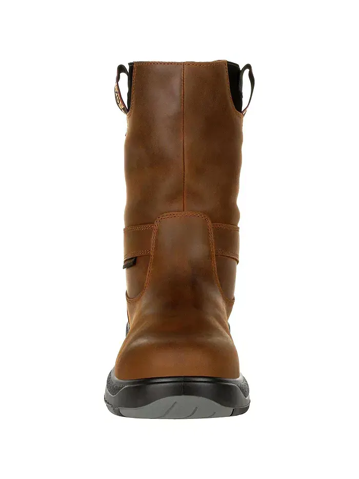 Мужские рабочие ботинки Georgia FLXpoint Waterproof Composite Toe Georgia Boot — изображение 3 из 7, коричневый