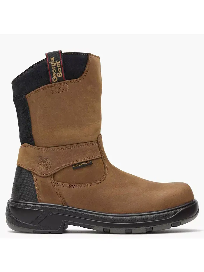 Мужские рабочие ботинки Georgia FLXpoint Waterproof Composite Toe Georgia Boot — изображение 7 из 7, коричневый
