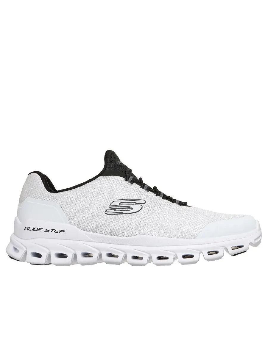 Мужские кроссовки Glide-Step - Noltek Casual Athletic Sneakers от Finish Line Skechers — изображение 2 из 6, белый черный