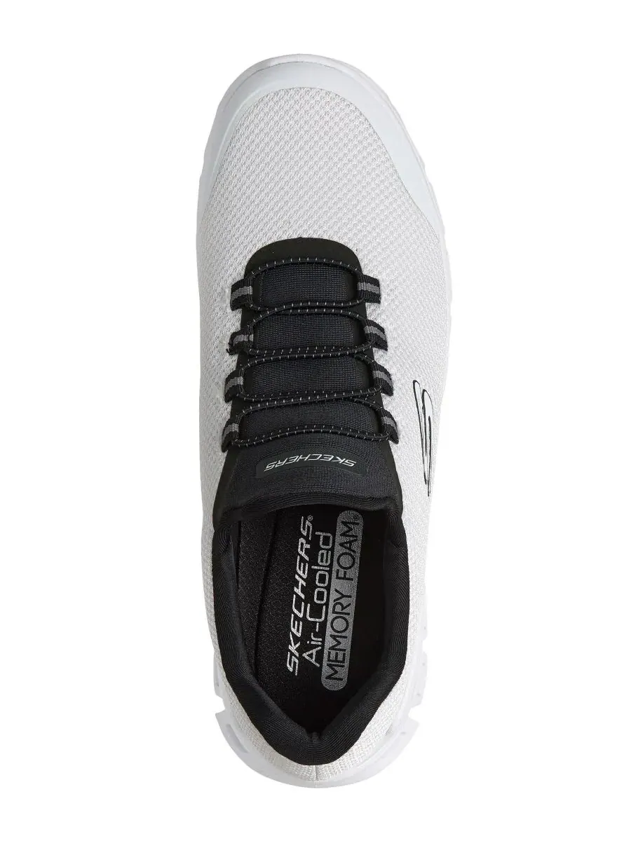 Мужские кроссовки Glide-Step - Noltek Casual Athletic Sneakers от Finish Line Skechers — изображение 5 из 6, белый черный