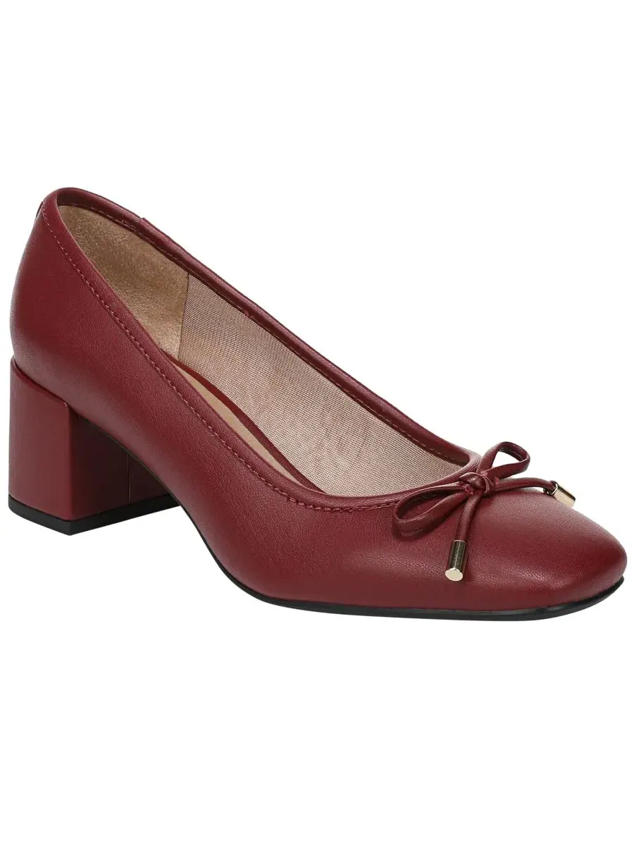 Туфли-лодочки Cora Slip-On Pumps LifeStride, Dark Cherry Faux Leather