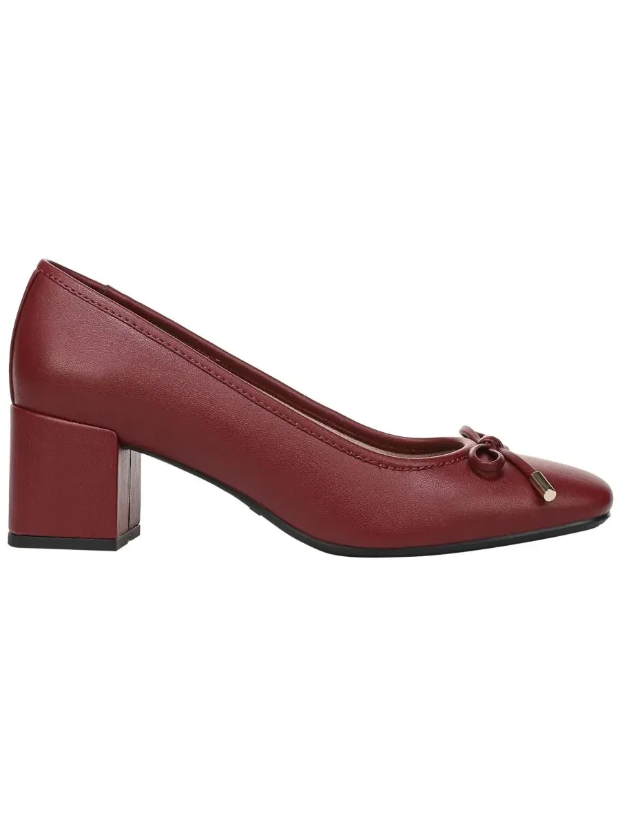 Туфли-лодочки Cora Slip-On Pumps LifeStride, Dark Cherry Faux Leather — изображение 2 из 5