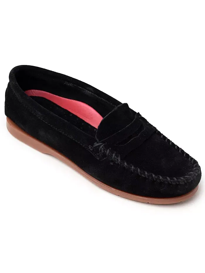 Женские лоферы Mellony Penny из замши Minnetonka