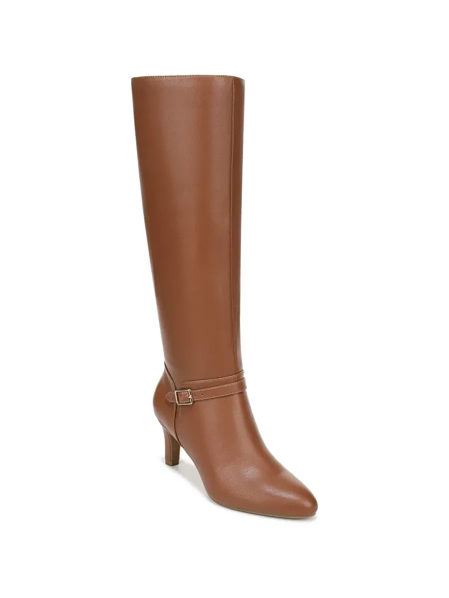 Женские сапоги Glenore с каблуком-рюмочкой LifeStride, Caramel Faux Leather