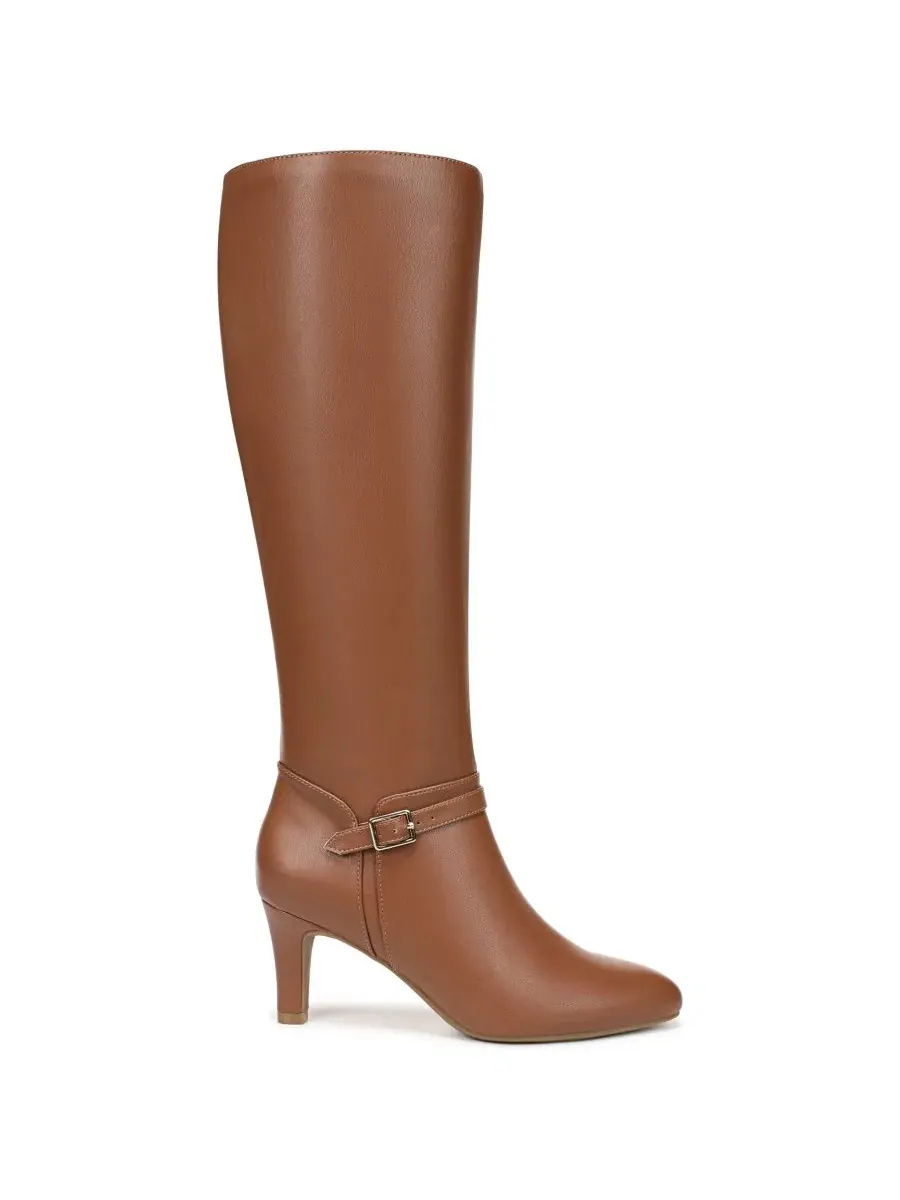 Женские сапоги Glenore с каблуком-рюмочкой LifeStride, Caramel Faux Leather — изображение 2 из 5