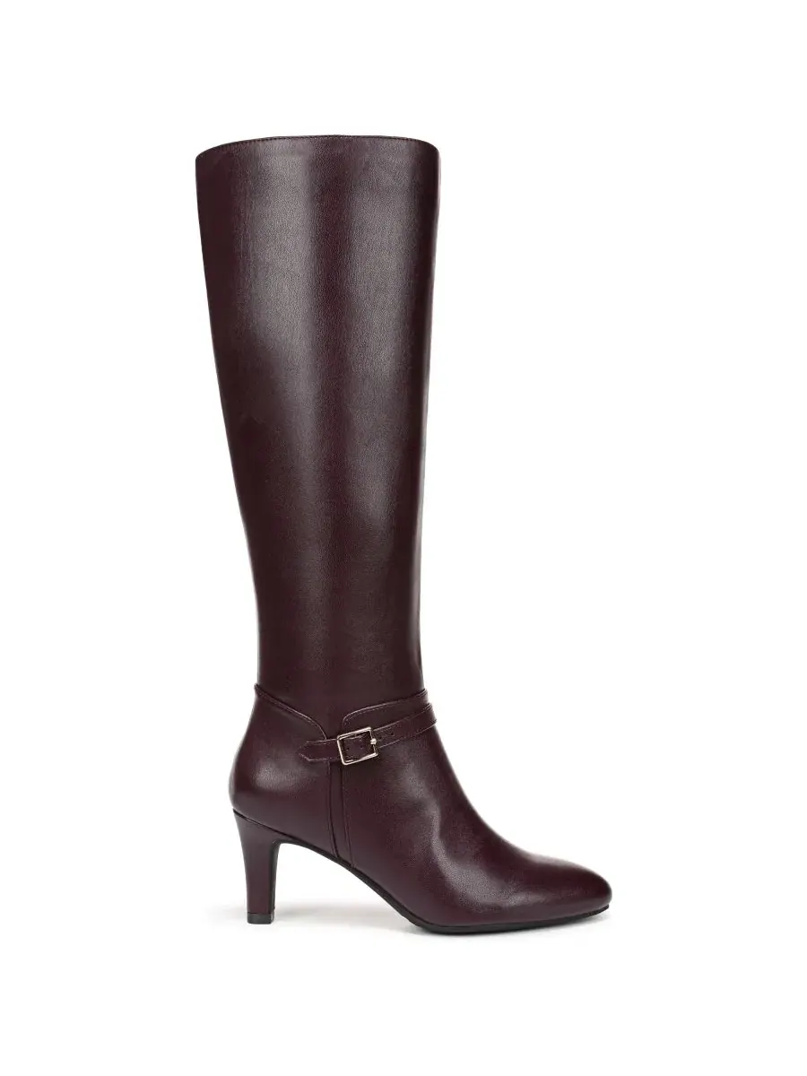 Женские высокие сапоги Glenore LifeStride, Chocolate Plum Faux Leather — изображение 2 из 5