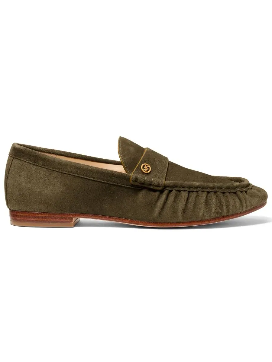 Женские лоферы Jennings Ruched Slip-On MICHAEL Michael Kors, Loden Suede — изображение 2 из 4