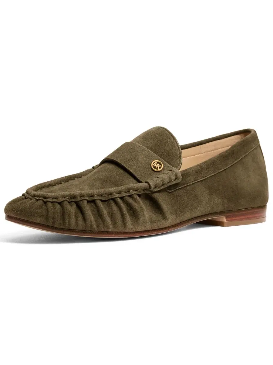 Женские лоферы Jennings Ruched Slip-On MICHAEL Michael Kors, Loden Suede — изображение 4 из 4