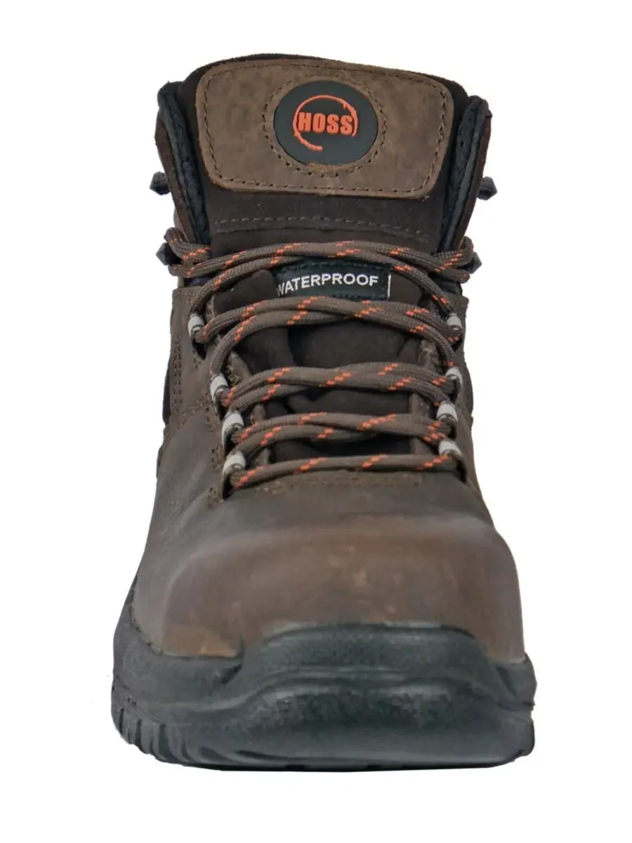 Мужские рабочие ботинки HOSS Lorne 6 дюймов с композитным носком Hoss Boot Company — изображение 4 из 6, коричневый