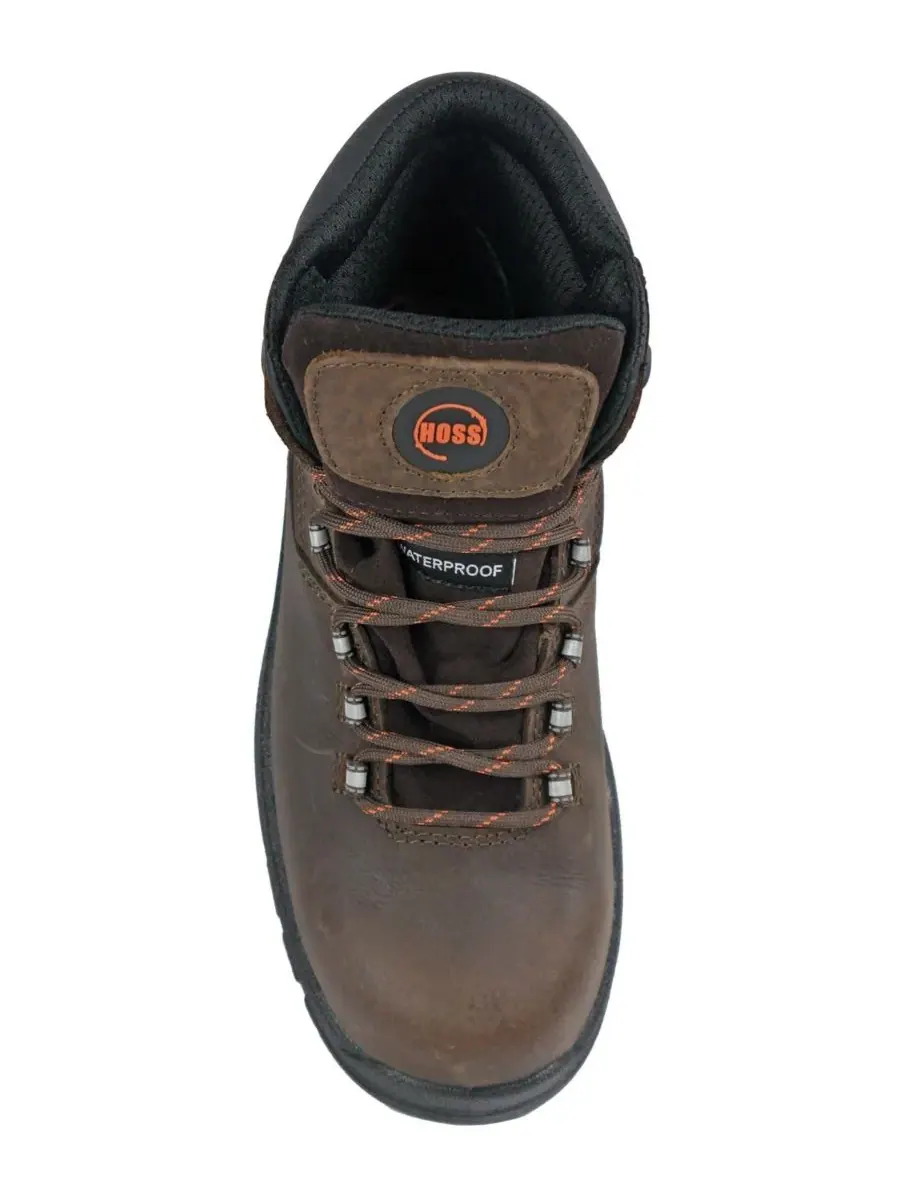 Мужские рабочие ботинки HOSS Lorne 6 дюймов с композитным носком Hoss Boot Company — изображение 6 из 6, коричневый