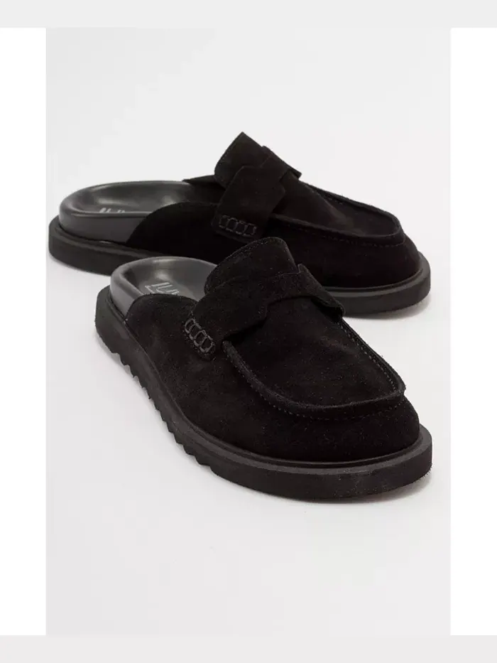 Женские кожаные клоги Laven из замши Forever & Always Shoes