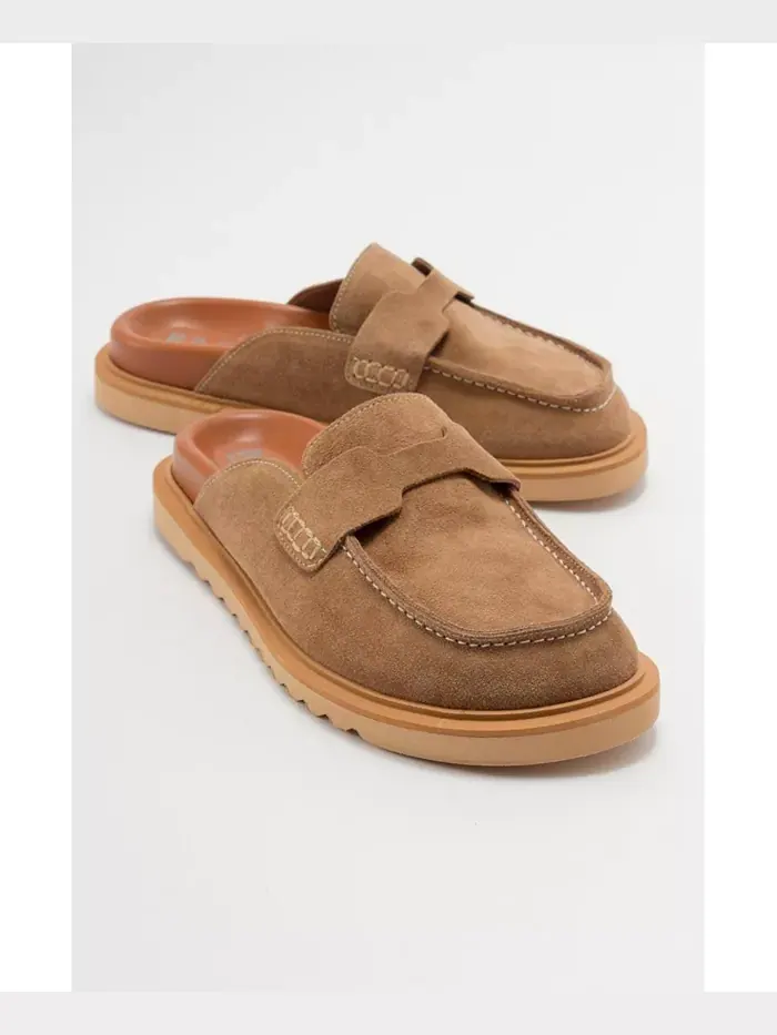 Женские кожаные клоги Laven из замши Forever & Always Shoes