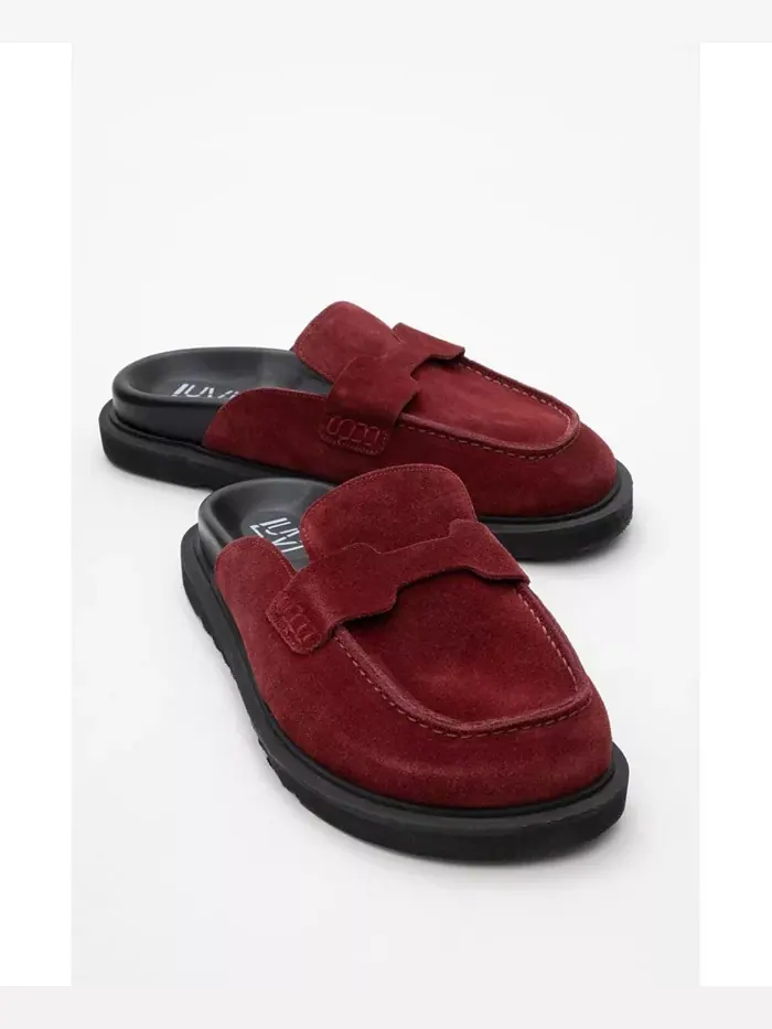 Женские кожаные клоги Laven из замши Forever & Always Shoes