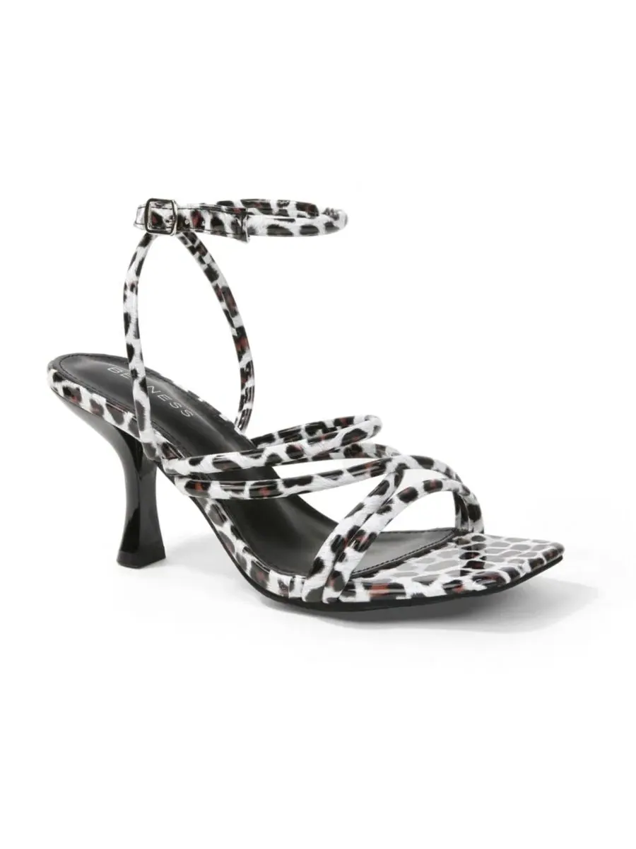 Босоножки на каблуке Jamie Tubular Strap Heeled Sandals BERNESS