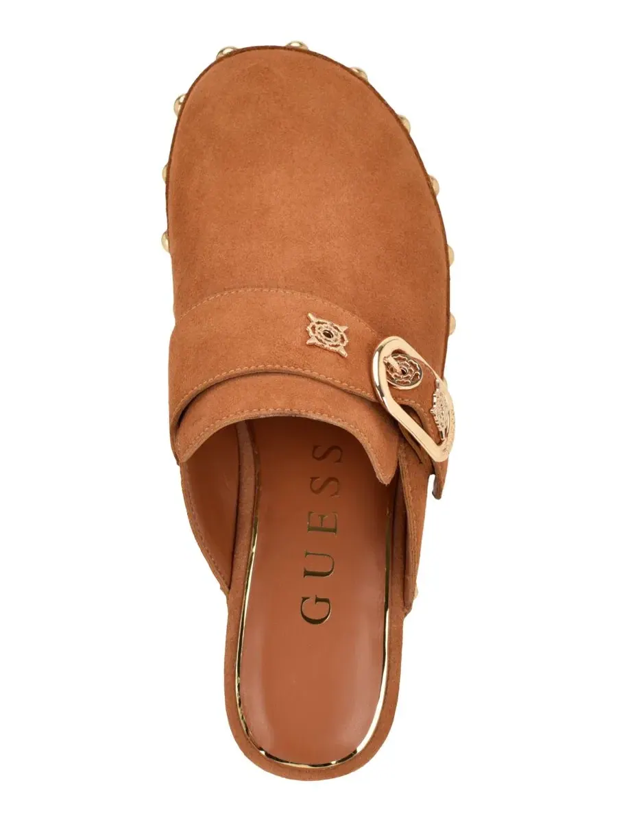 Деревянные сабо на платформе Grisee GUESS — изображение 4 из 5, натуральный/бежевый