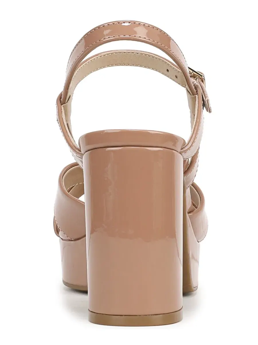 Босоножки-платформа Alice LifeStride, Desert Nude Faux Patent Leather — изображение 3 из 5, бежевый
