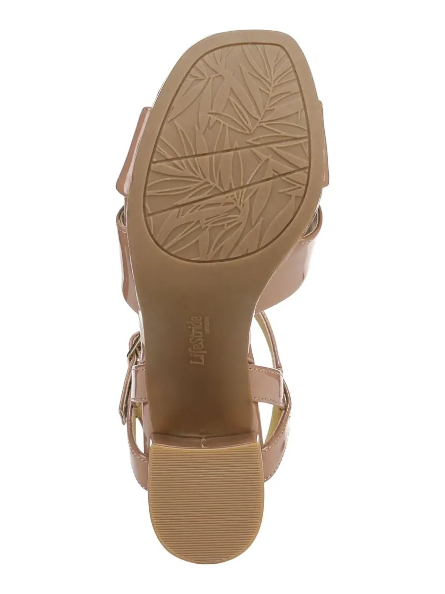 Босоножки-платформа Alice LifeStride, Desert Nude Faux Patent Leather — изображение 5 из 5, бежевый