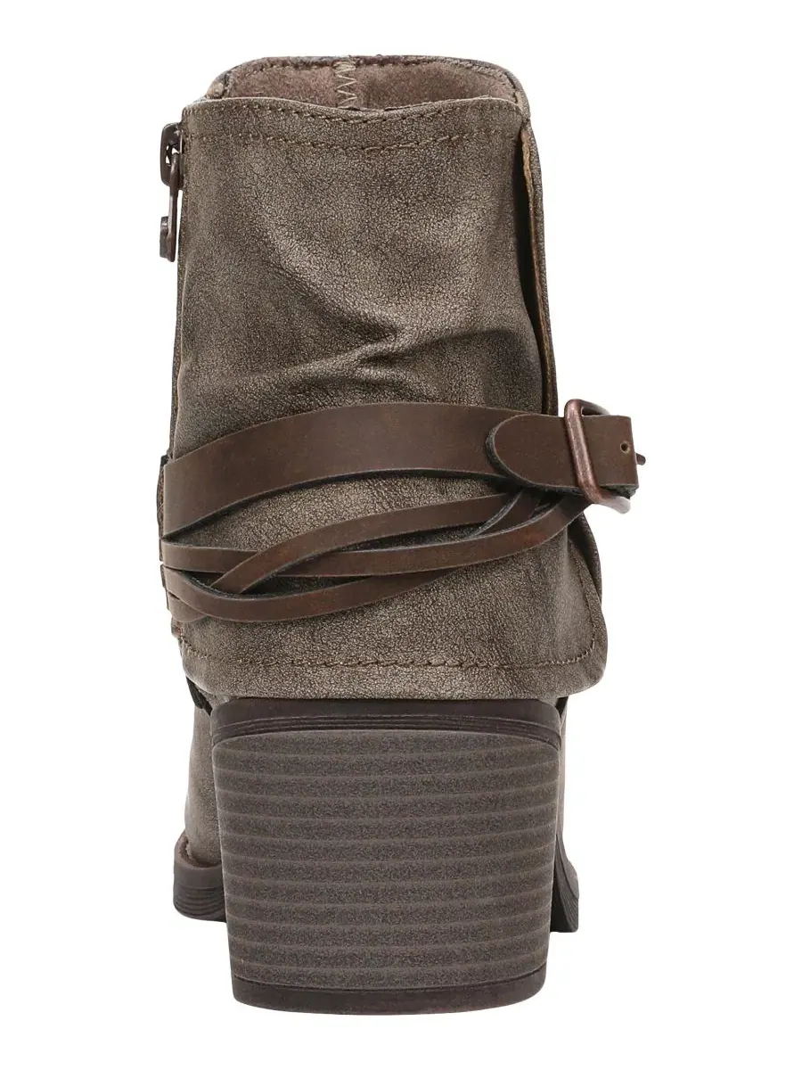 Ботильоны Marta с блок-каблуком Blowfish Malibu, Taupe Faux Nubuck — изображение 3 из 5