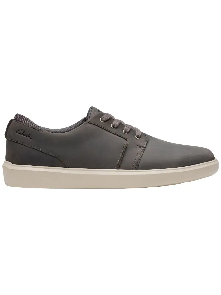 Туфли мужские Clarks Brodin Seam на шнуровке, серый замша — изображение 2 из 6