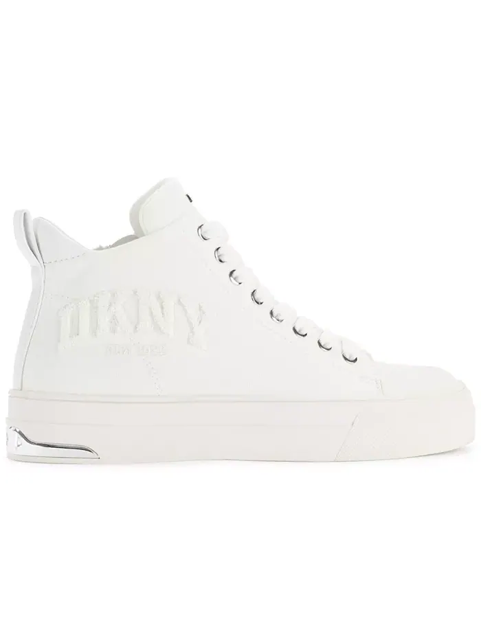 Женские кроссовки Yaser на шнуровке с высоким верхом DKNY — изображение 2 из 5, яркий белый