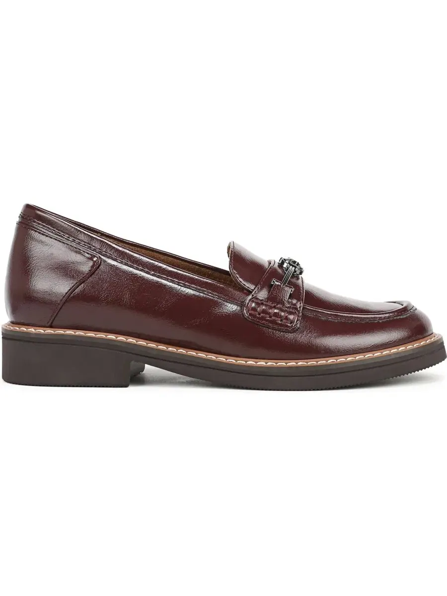 Лоферы Pryce Slip-On с каблуком 3 см, бренд Naturalizer — изображение 2 из 5, винный красный