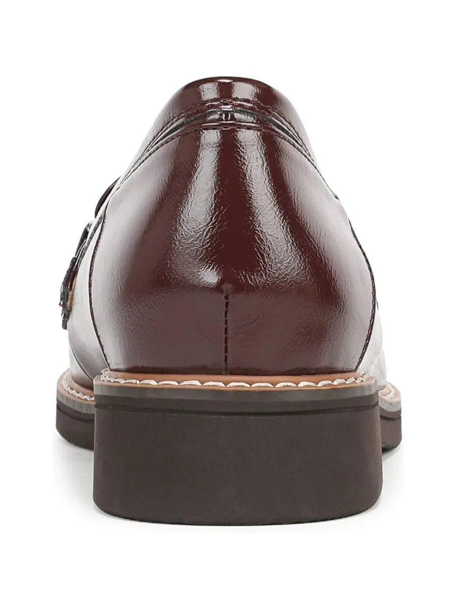 Лоферы Pryce Slip-On с каблуком 3 см, бренд Naturalizer — изображение 3 из 5, винный красный