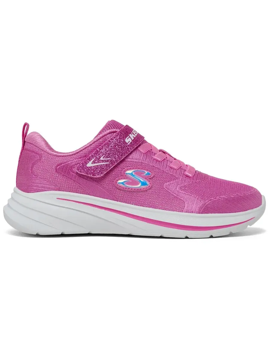 Кроссовки с блестящим верхом и ремешком Wave 92 Skechers — изображение 2 из 6, розовый