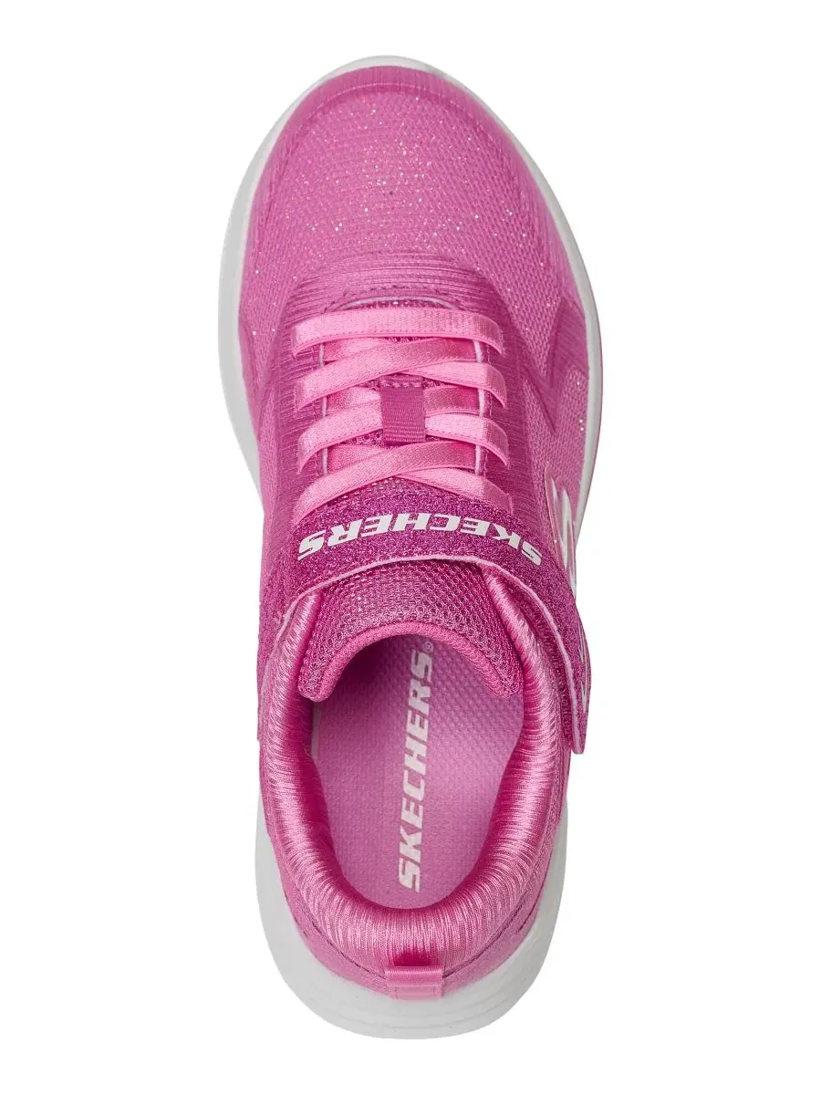 Кроссовки с блестящим верхом и ремешком Wave 92 Skechers — изображение 5 из 6, розовый