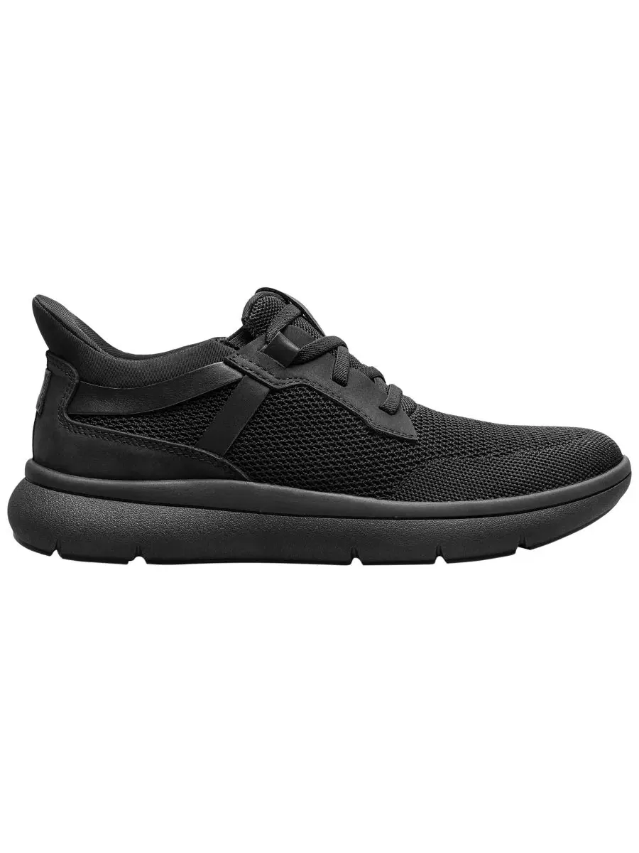 Кроссовки-слипоны Fleet Knit Elastic Lace Florsheim — изображение 2 из 5, черный