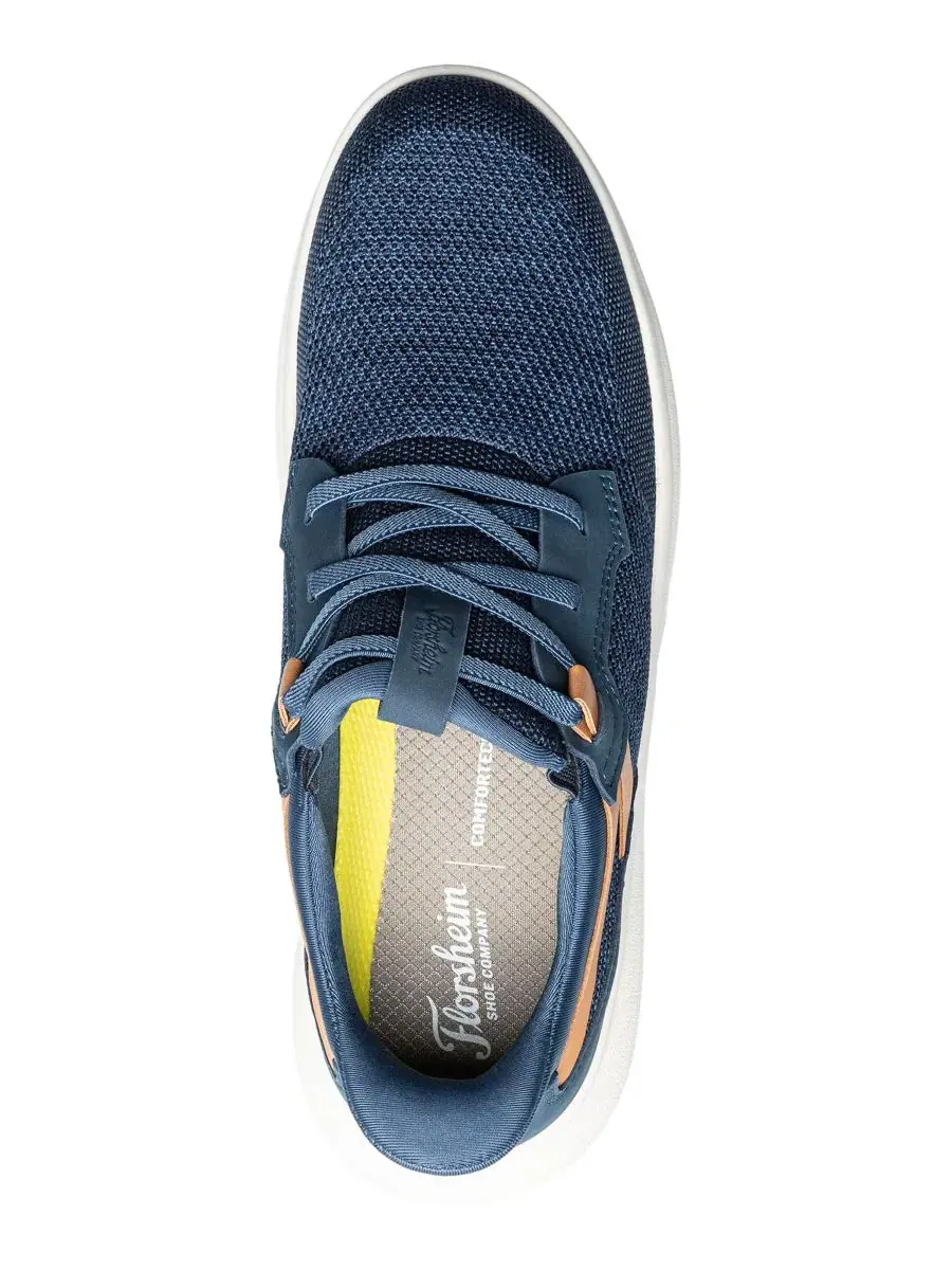 Кроссовки-слипоны с эластичным шнурком Fleet Knit Florsheim — изображение 5 из 5, темно-синий мульти