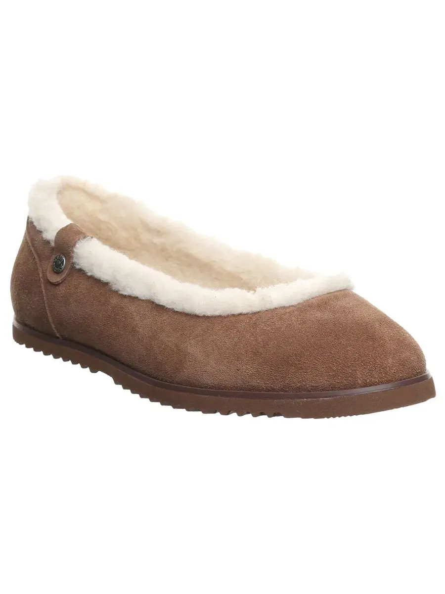 Балетки с меховой отделкой Delphi BEARPAW