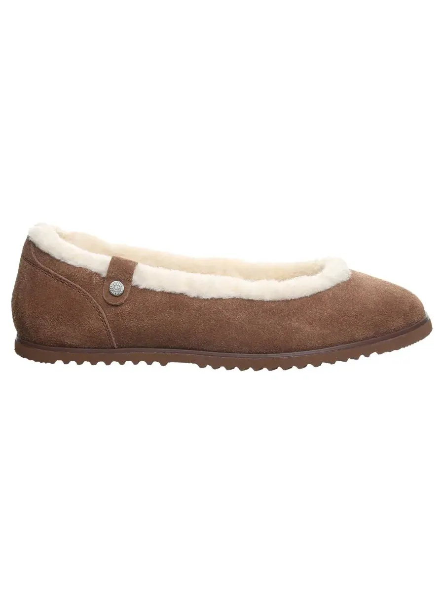 Балетки с меховой отделкой Delphi BEARPAW — изображение 2 из 8, какао