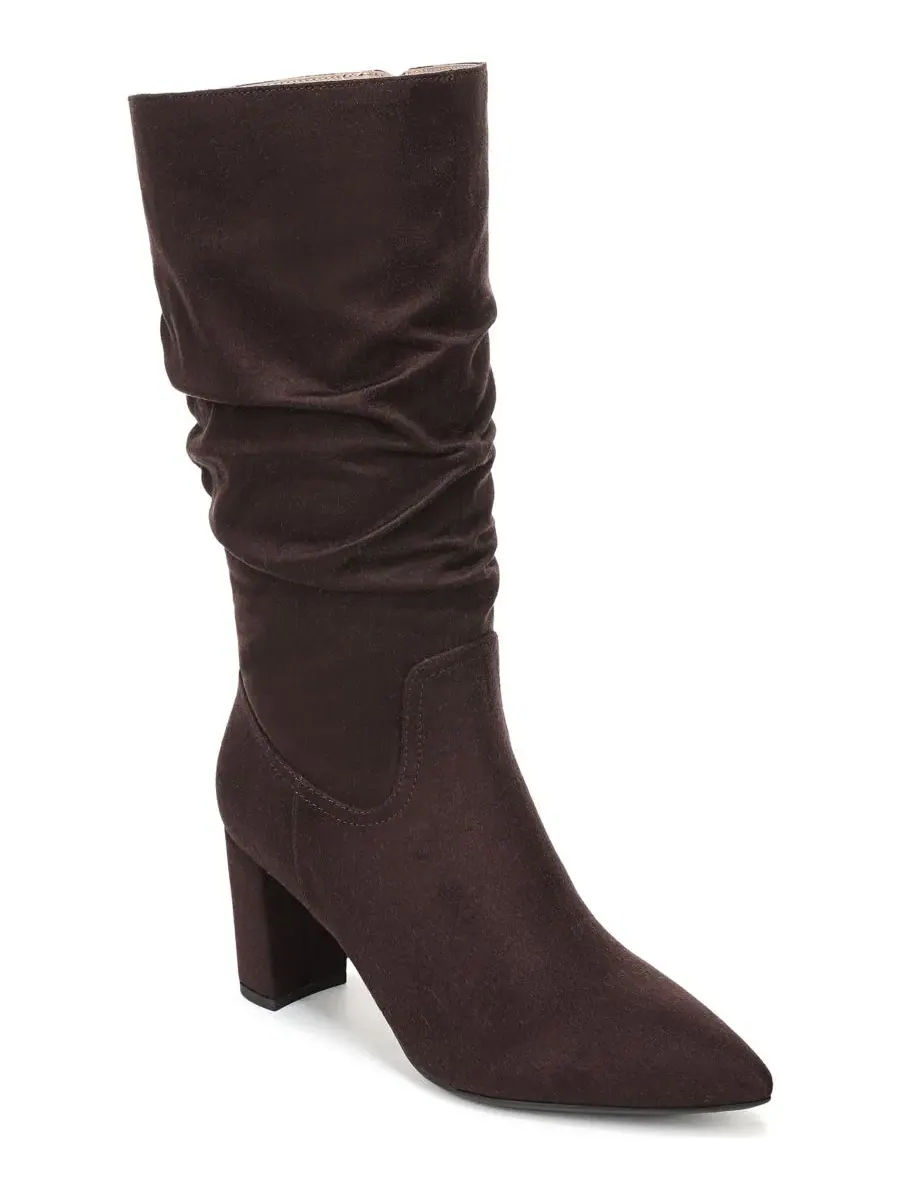 Ботинки женские Renee Zipper Tall с боковой молнией LifeStride, Dark Chocolate Microsuede — изображение 1 из 5