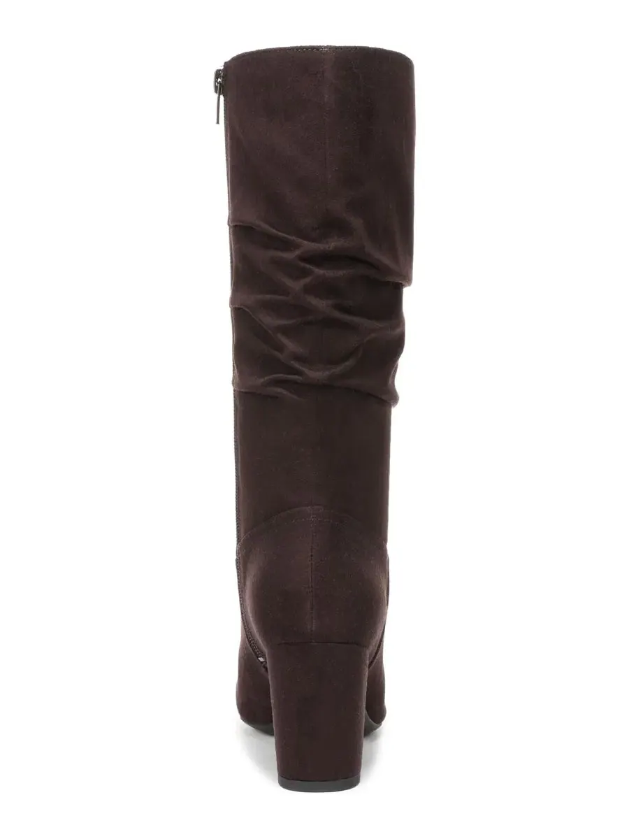 Ботинки женские Renee Zipper Tall с боковой молнией LifeStride, Dark Chocolate Microsuede — изображение 3 из 5