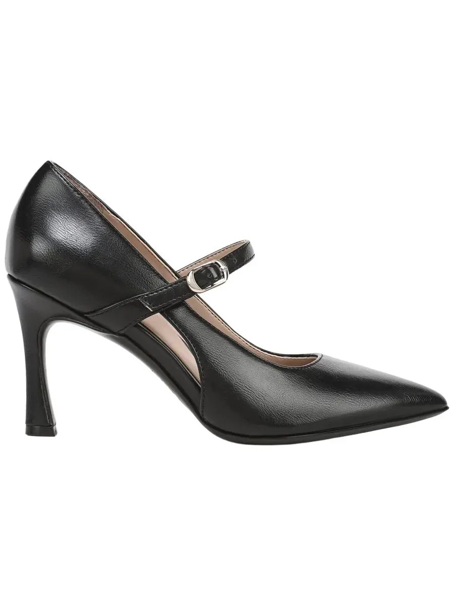 Туфли-лодочки Mary Jane на каблуке Blakely Buckle Naturalizer — изображение 2 из 5, черный
